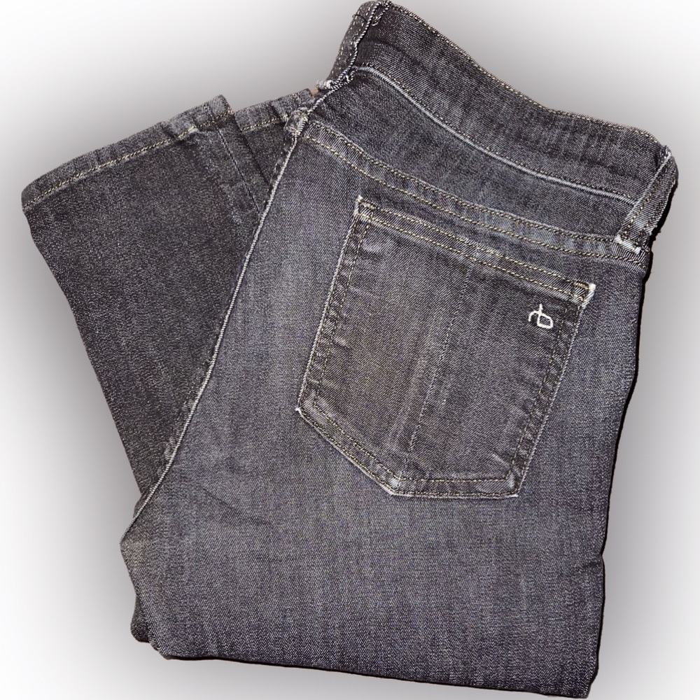 Rag & Bone faded Black straight leg jeans size 27